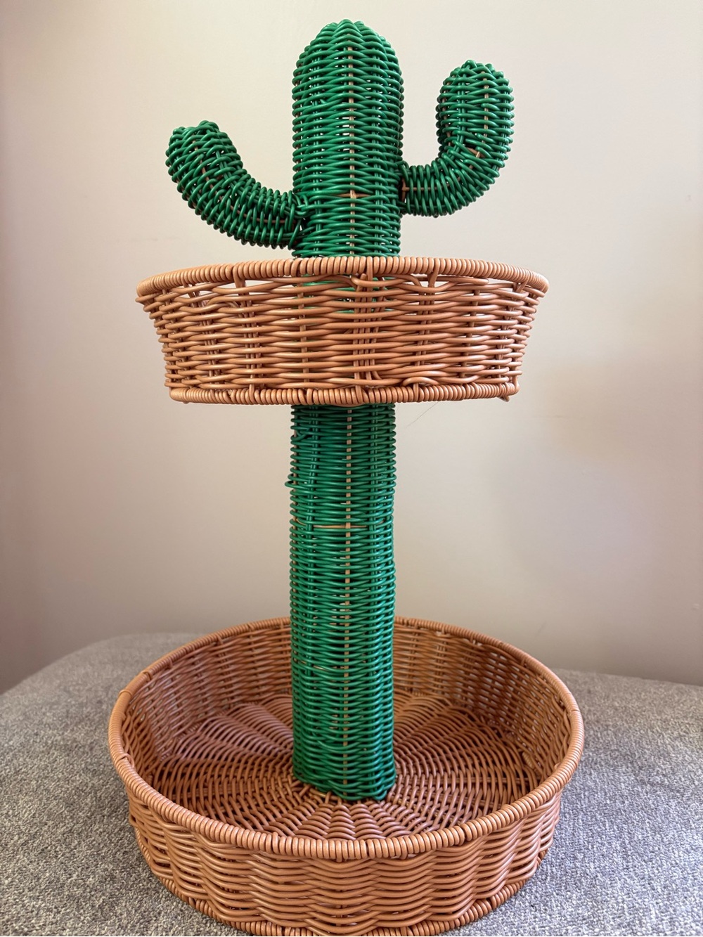2 Tier Cactus Serving Bowl